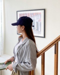 Helen ST Cotton Unbalance Shirt