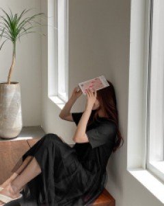 [EVELLET] Roien Sha layered Long Dress