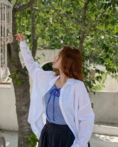 Mollier Linen Unbalance Shirt