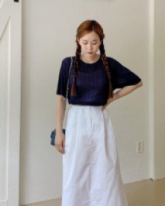 Formoa Pintuck Long Skirt