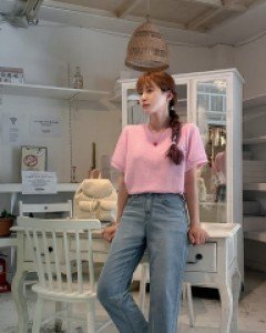 Youand Hidden Banding Boy Fit Denim Pants