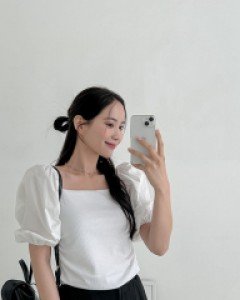 Agfin Puff Blouse