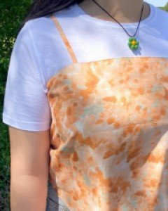 [EVELLET] Saens Tie Dye Scarf Sleeveless