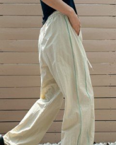 Kohad string Wide Waistband Pants