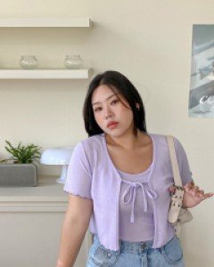 [EVELLET] Belluna Yoru Sleeveless Cardigan SET