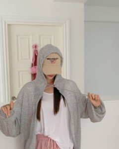 Sinahi Linen Hood Zip up