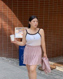 Rashimong Contrast String Sleeveless