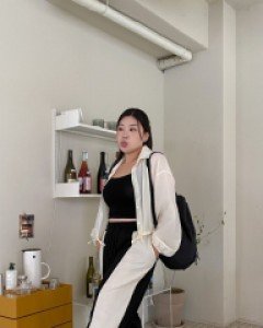 [EVELLET] Illica Contrast Jogger Waistband Pants