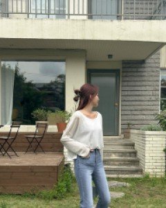 [Daily Pants] Kokenri Hidden Band Flared Denim Pants