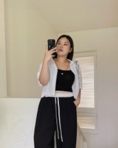 [EVELLET] Cutanin Waist Contrast Waistband Slacks