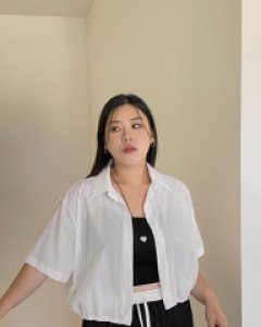 Frenan Semi-cropped Cotton Shirt