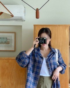 Caera Plaid Check Shirt