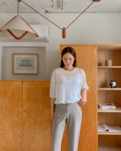 Mathigen Split Flared Slacks