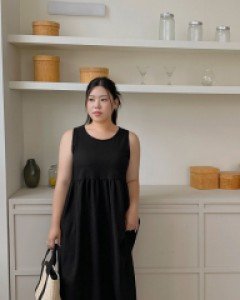 Derdin Flare Long Sleeveless Dress