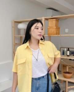 Heartim Pocket Collar Shirt