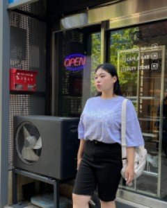 Tindanya Pedal pushers hidden banding denim pants