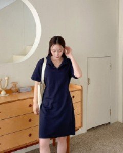 Harben bowknot Collar Dress