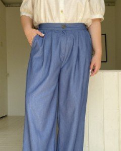 Tomican Pintuck Wide Pants