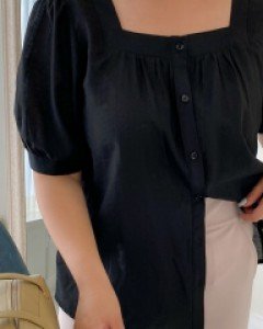 [EVELLET] Marinec Linen two-way Blouse