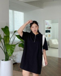 [EVELLET] Hirusen Anorak Dress of Different Lengths