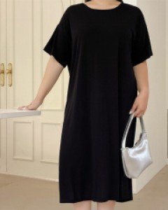 Gazuchen Twist Long Dress