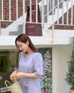 [EVELLET] Haruti Cool Bunto Eyelet Dress