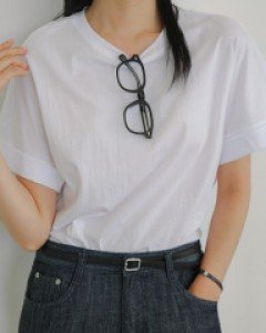 [EVELLET]Radio nagrang silket T-shirt