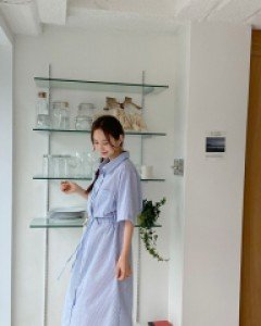 Cherindi bowknot ST Shirt Long Dress