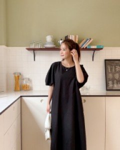 [EVELLET] Yugenin Cotton Long Dress