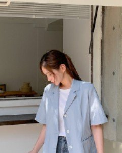 Pandya single collar jacket