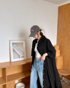 Bolini Yoru Shirt Long Dress