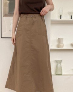 Kendiha string Flare Long skirt