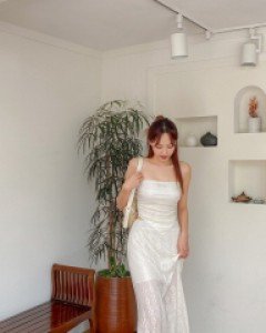 New Ean Linen Lace Two-Piece SET