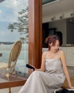 longed split bustier