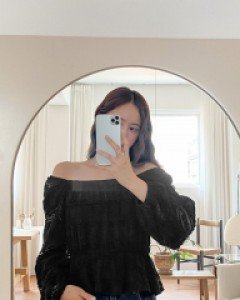 [EVELLET]Jurio Floral Waistband Blouse