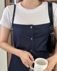 Meluby bowknot Denim Bustier