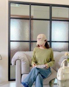 Beureha Semi-Wide Washing Denim Pants