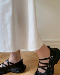 Yureda Strap Leather Shoes (3cm)