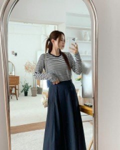 Vicheril Bijo Pintuck Long Skirt