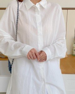 Juraon Cotton Unbalance Long Shirt