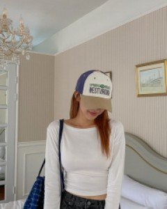 [EVELLET] Enjuvelle Modal Off shoulder T-shirt