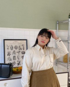 Laheon stitch Graphic Print Shirt