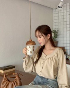 Miraon Shirring Blouse