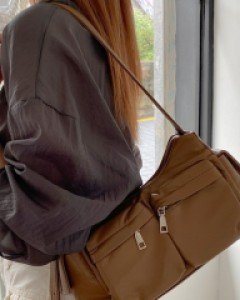 Zenzne pocket shoulder bag