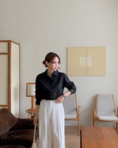 Delmudi pintuck wide cotton pants in different lengths