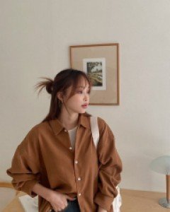 Rosulbee Collar Unbalance Shirt