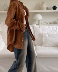 Cherian Wide Washing Denim Pants