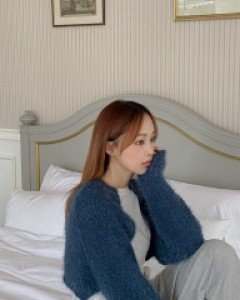 Montrind Boucle Bolero Cardigan
