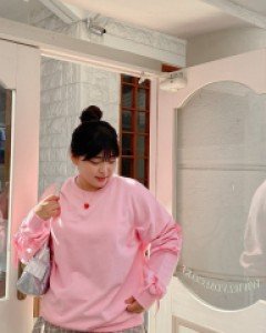 Elmei bowknot sleeve Sweatshirt