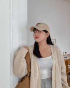 [EVELLET] Rondenve Hatchi Knit Cardigan